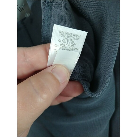 PureJill Woman XLT Pant Knit Wide Leg Pockets Elastic Waist Grey Casual Comfort - Picture 9 of 11